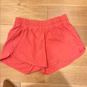 lululemon athletica Coral Athletic Shorts